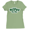 talk nerdy to me Ladies Fitted T-Shirt