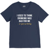 i gave up thinking V-Neck Tee