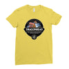 dragon head beer label, ideal gift or birthday present Ladies Fitted T-Shirt