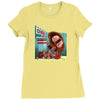 movie night Ladies Fitted T-Shirt