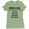 March Girl Ladies Fitted T-Shirt