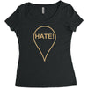 Hate Women's Triblend Scoop T-shirt