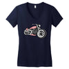 motorcycle Women's V-Neck T-Shirt