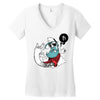 hipster Women's V-Neck T-Shirt
