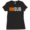 unsub criminal minds us crime tv series unknown subject unisex Ladies Fitted T-Shirt