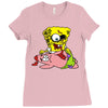 zombie spongebob Ladies Fitted T-Shirt