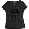 garbage ghost Women's Triblend Scoop T-shirt