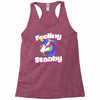 feeling stabby Racerback Tank