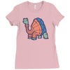 turtle turtleneck Ladies Fitted T-Shirt
