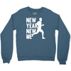 new year, new me running fitness Crewneck Sweatshirt