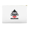 [granma name]proud grandma graduate 2018 Accessory Pouches