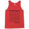 i Found Jesus Tank Top