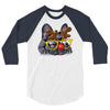 reindeer winter 2018 3/4 Sleeve Shirt