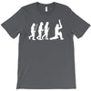 evolution of cricket white silhouette T-Shirt