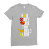 you can't save the world alone Ladies Fitted T-Shirt