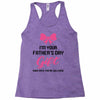I'm Your Father's Day Gift Mom Says You're Welcome Baby Girl Racerback Tank