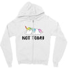 Unicorn Says Not Today Zipper Hoodie