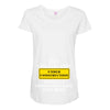 Under Construction Personalize Maternity Scoop Neck T-shirt