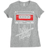 roll and replay Ladies Fitted T-Shirt