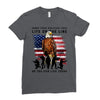 Honor Those Who Place Their Life On The Line Ladies Fitted T-Shirt
