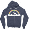 Rainbow Unicorn Zipper Hoodie