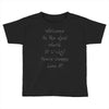 welcome to real world Toddler T-shirt