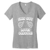 this guy loves oregon Women's V-Neck T-Shirt