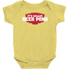 it's called beer pong Baby Onesie