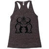big tough gorilla musculine Racerback Tank