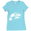ask me about my raptor! Ladies Fitted T-Shirt