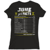 June Girl Facts Gemini Ladies Fitted T-Shirt