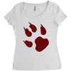 animal feet Women's Triblend Scoop T-shirt