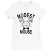 modest mouse rock band black hooded sweatshirt sz s m l xl Ladies Fitted T-Shirt