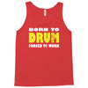 born to drum forced to work Tank Top