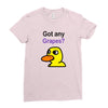 got any grapes Ladies Fitted T-Shirt