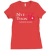 nye tyson '16 science rules Ladies Fitted T-Shirt