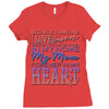 my mom is in heaven forever Ladies Fitted T-Shirt