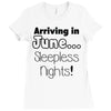 new daddy to be Ladies Fitted T-Shirt