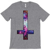 inverted galaxy cross funny  religion banter space fashion new T-Shirt