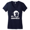 98% chimpanzee Women's V-Neck T-Shirt