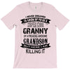 Super Cool Granny Of A Freaking Awesome Grandson T-Shirt