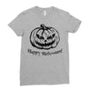 happy halloween Ladies Fitted T-Shirt