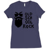old school rock Ladies Fitted T-Shirt