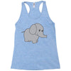 elephant cute Racerback Tank
