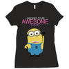 me awesome Ladies Fitted T-Shirt