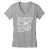 nobody ever got sick from smoking tyres Women's V-Neck T-Shirt