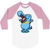 blue crocodile! 3/4 Sleeve Shirt