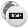 idgaf Dua Lipa Pin-back button