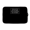 no guts no glory no legend no story slogan Laptop sleeve