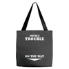 Double Trouble On The Way Tote Bags
